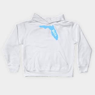 Florida Made FL Blue Kids Hoodie